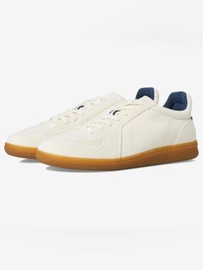 Rothy's RS01 Men’s Sneakers / Bone White Knit Gum Sole Lace-Up / Size 14